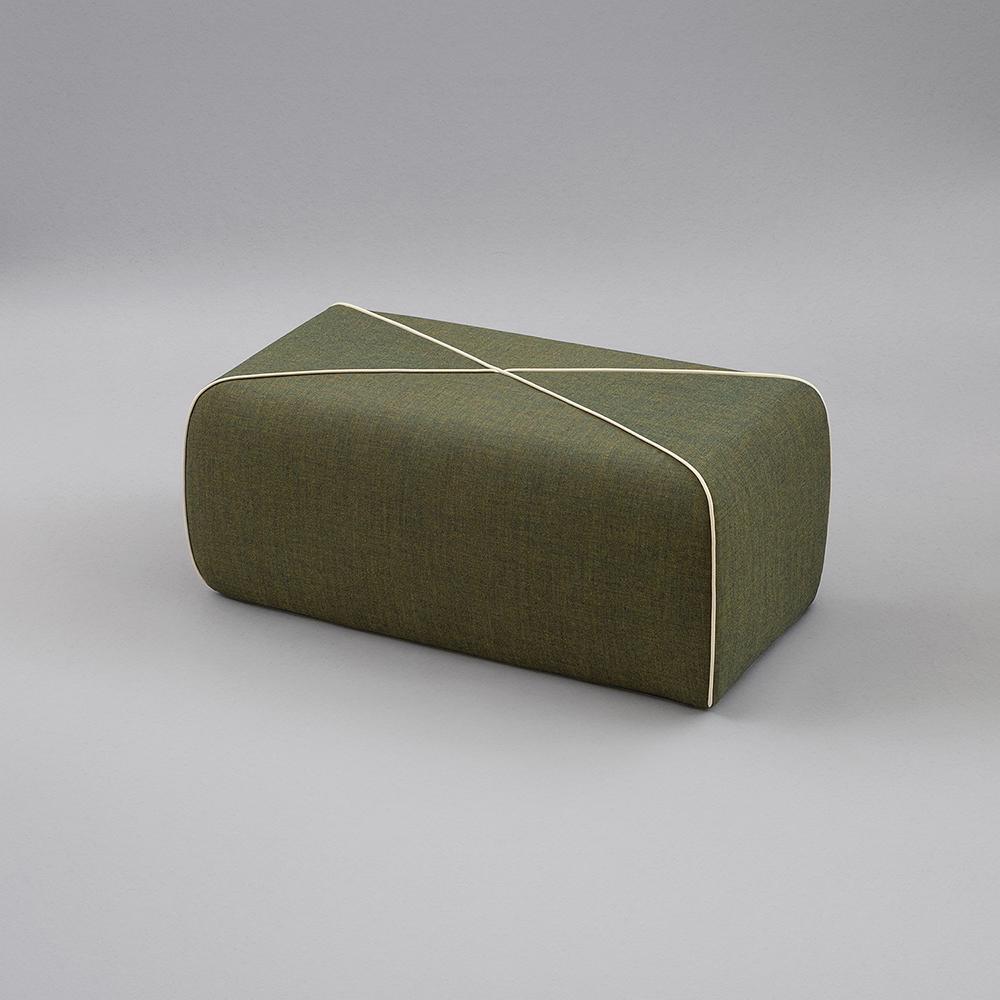 B-LINE pouf CROSSED 100x50 cm