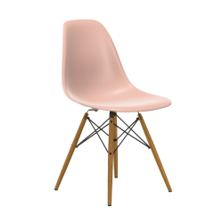 VITRA chaise avec base en cendre miel Eames Plastic Side Chair DSW NOUVELLES DIMENSIONS