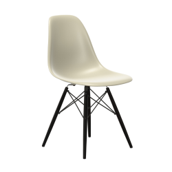 VITRA chaise avec base en érable noir Eames Plastic Side Chair DSW NOUVELLES DIMENSIONS
