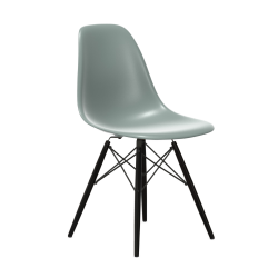 VITRA chaise avec base en érable noir Eames Plastic Side Chair DSW NOUVELLES DIMENSIONS