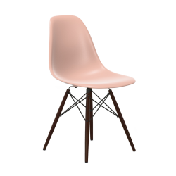 VITRA chaise avec base en érable foncé Eames Plastic Side Chair DSW NOUVELLES DIMENSIONS