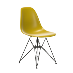 VITRA chaise avec base noire Eames Plastic Side Chair DSR NOUVELLES DIMENSIONS