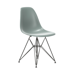 VITRA chaise avec base noire Eames Plastic Side Chair DSR NOUVELLES DIMENSIONS