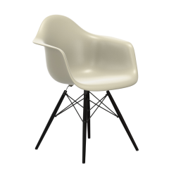VITRA Eames Plastic Armchair with black maple base DAW NEW DIMENSIONS