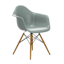 VITRA chaise avec base en cendre miel Eames Plastic Armchair DAW NOUVELLES DIMENSIONS