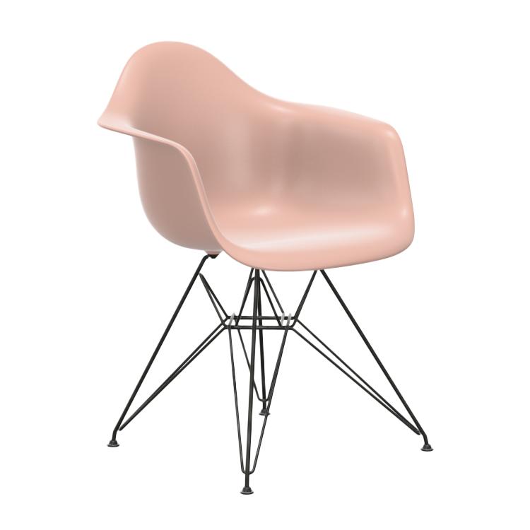VITRA chaise fauteuil avec base noire Eames Plastic Armchair DAR NOUVELLES DIMENSIONS