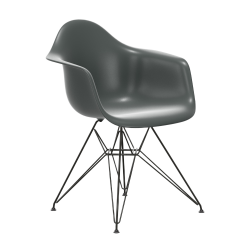 VITRA chaise fauteuil avec base noire Eames Plastic Armchair DAR NOUVELLES DIMENSIONS