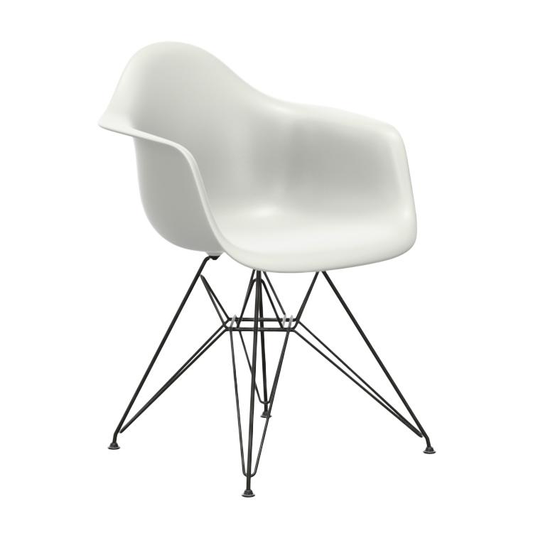 VITRA chaise fauteuil avec base noire Eames Plastic Armchair DAR NOUVELLES DIMENSIONS