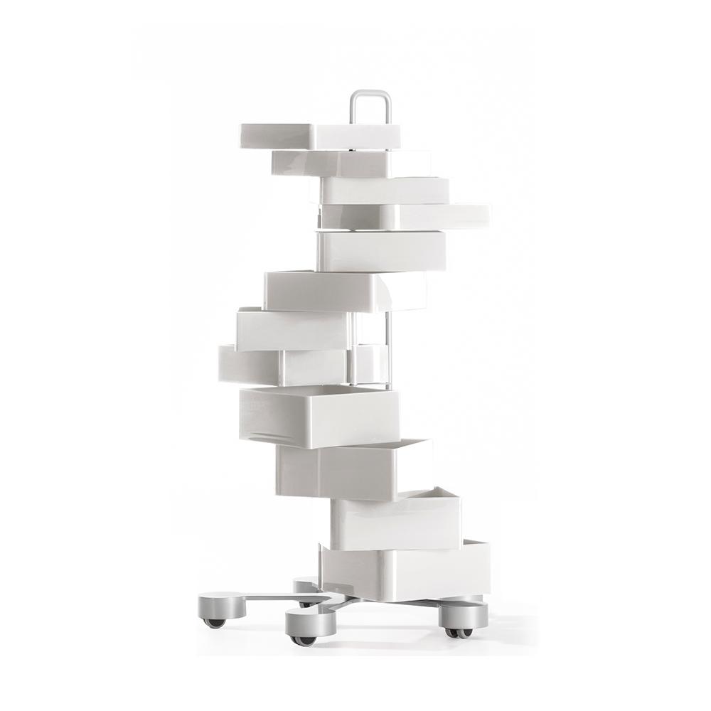 B-LINE trolley storage container on wheels SPINNY with 12 drawers