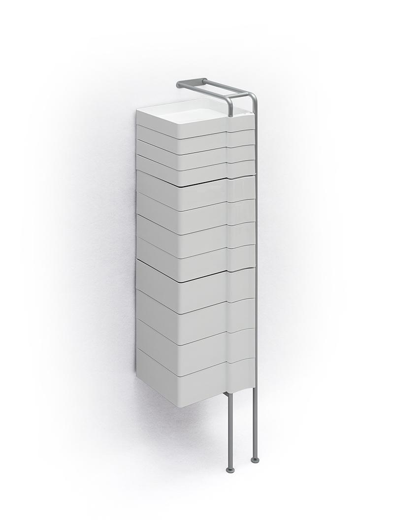 B-LINE wall storage container SPINNY with 12 drawers