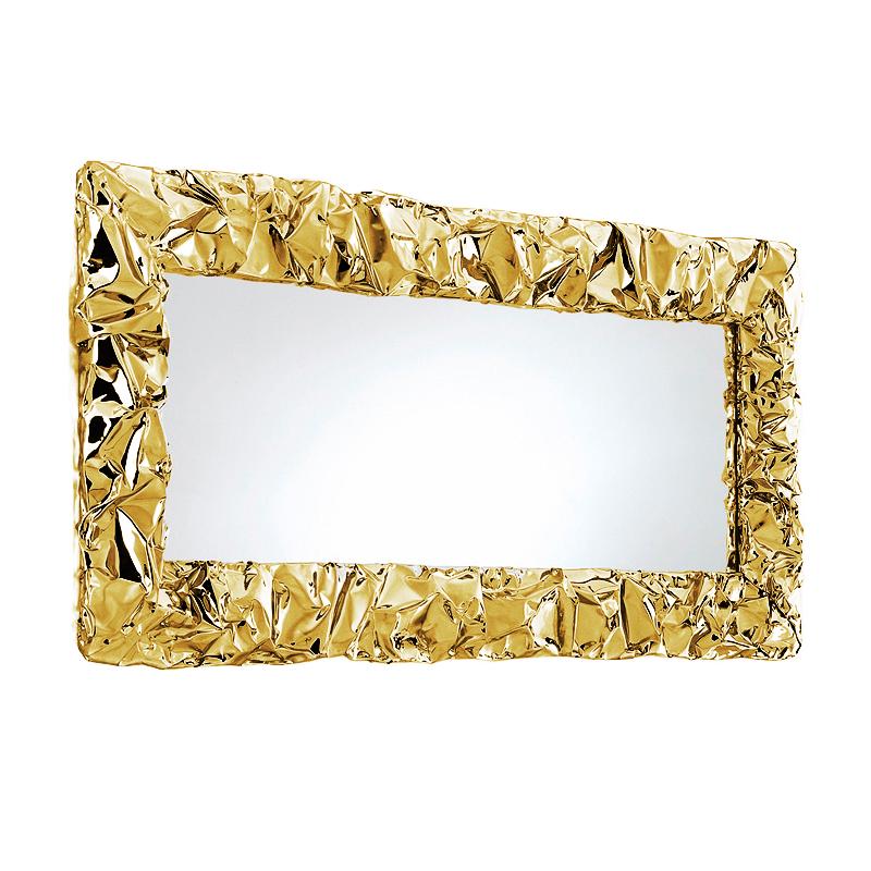 OPINION CIATTI miroir mural or de sol rectangulaire TAB.U MIRROR