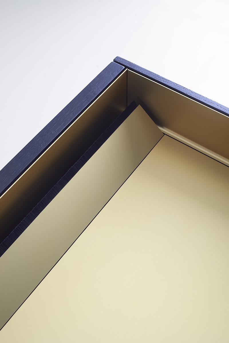 PUNT MOBLES buffet meuble STOCKHOLM avec 2 portes STH203 avec la base H 29 cm