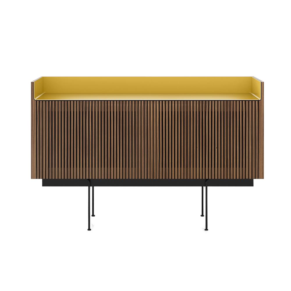 PUNT MOBLES sideboard furniture STOCKHOLM 2 doors STH203 with H 29 cm base