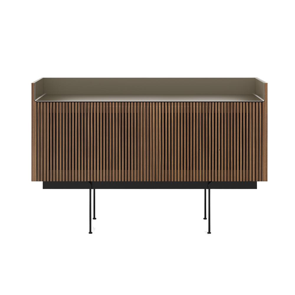 PUNT MOBLES sideboard furniture STOCKHOLM 2 doors STH203 with H 29 cm base