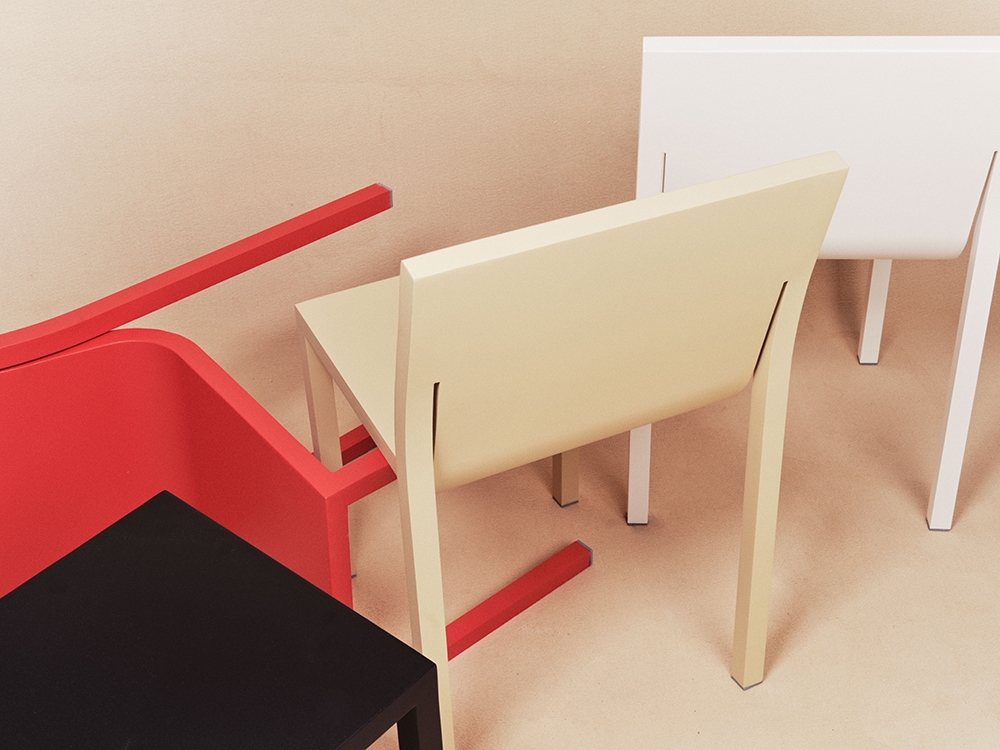 BD BARCELONA DESIGN chaise STEDELIJK