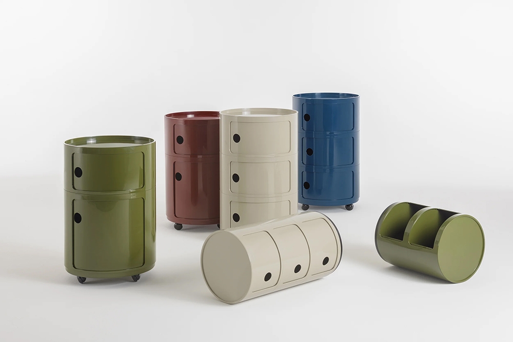 KARTELL table de chevet COMPONIBILI NEW BIG à deux éléments