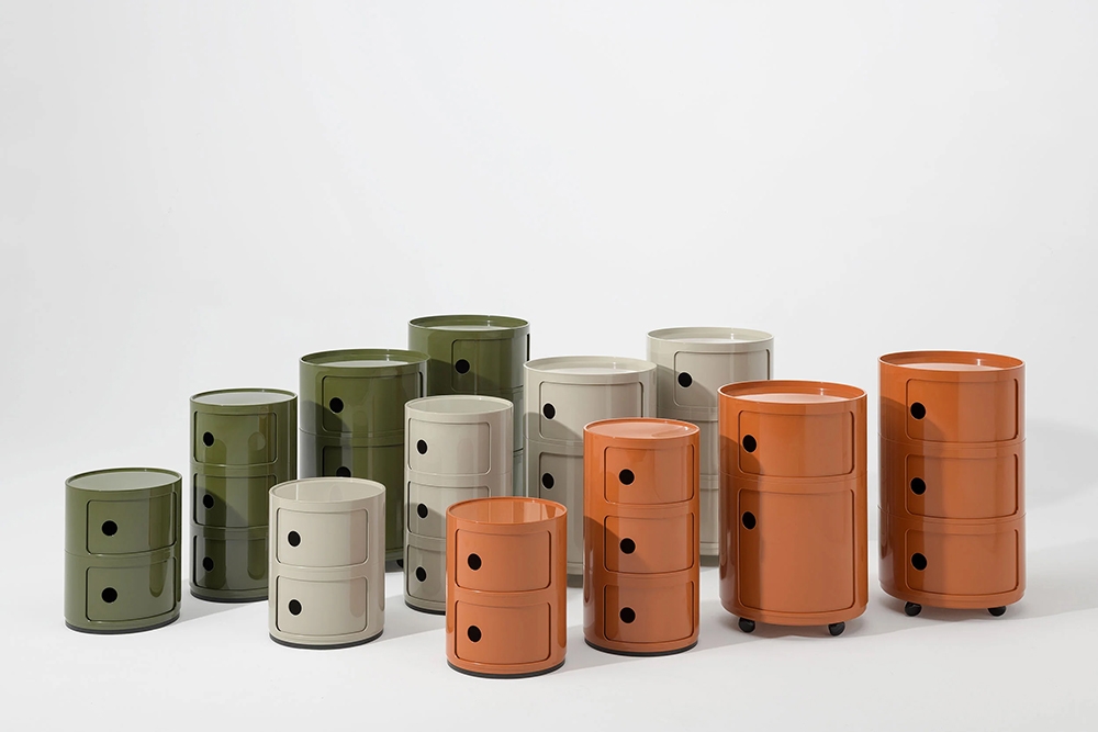 KARTELL table de chevet COMPONIBILI NEW BIG à deux éléments