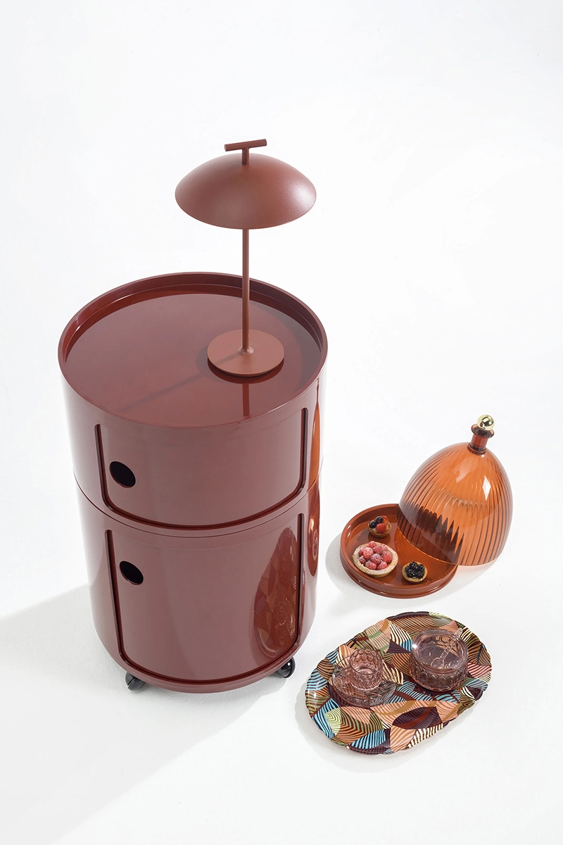 KARTELL table de chevet COMPONIBILI NEW BIG à trois éléments