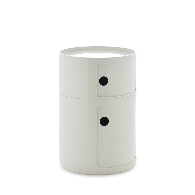 KARTELL table de chevet COMPONIBILI NEW BIG à deux éléments