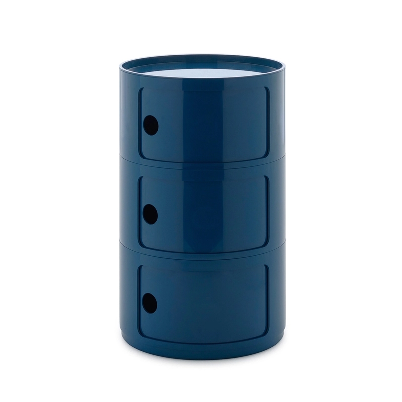 KARTELL table de chevet COMPONIBILI NEW BIG à trois éléments