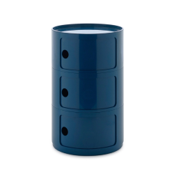 KARTELL table de chevet COMPONIBILI NEW BIG à trois éléments