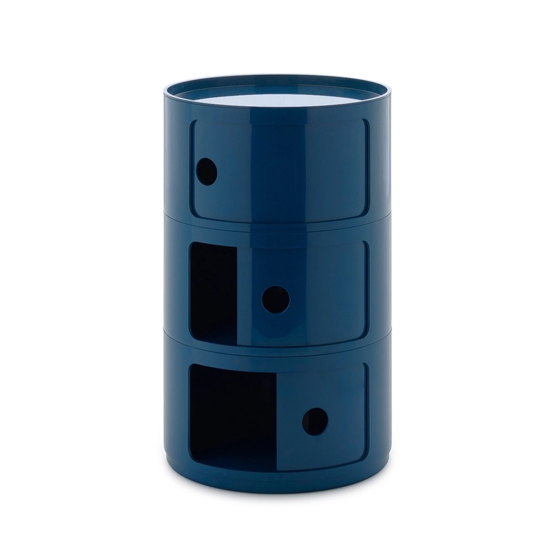 KARTELL table de chevet COMPONIBILI NEW BIG à trois éléments