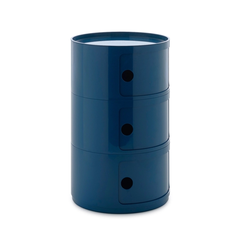 KARTELL table de chevet COMPONIBILI NEW BIG à trois éléments