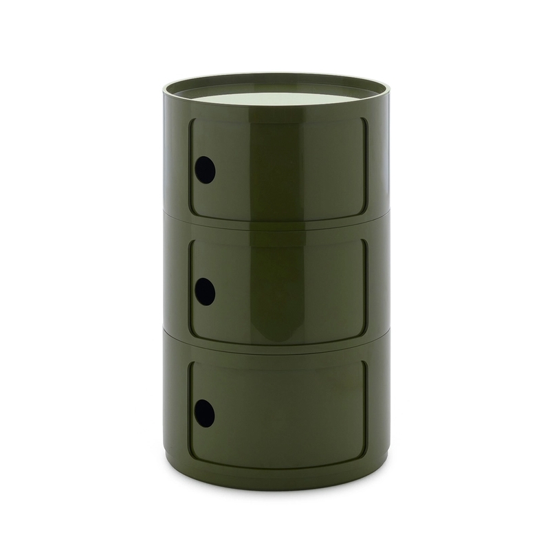 KARTELL table de chevet COMPONIBILI NEW BIG à trois éléments