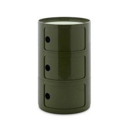 KARTELL table de chevet COMPONIBILI NEW BIG à trois éléments