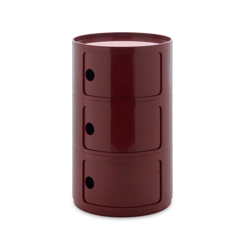 KARTELL table de chevet COMPONIBILI NEW BIG à trois éléments