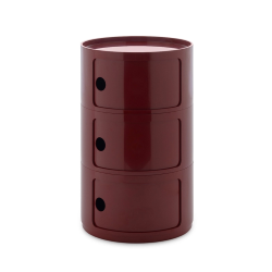 KARTELL table de chevet COMPONIBILI NEW BIG à trois éléments