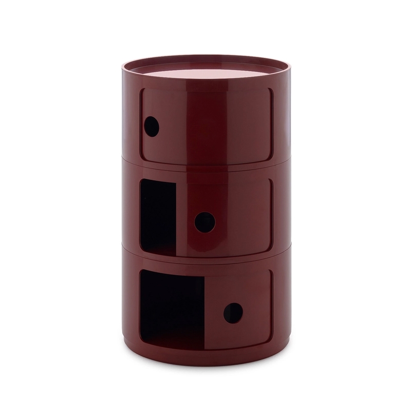 KARTELL table de chevet COMPONIBILI NEW BIG à trois éléments