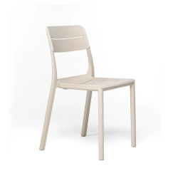NARDI set de 4 chaises d'extérieur CASSIA BISTROT