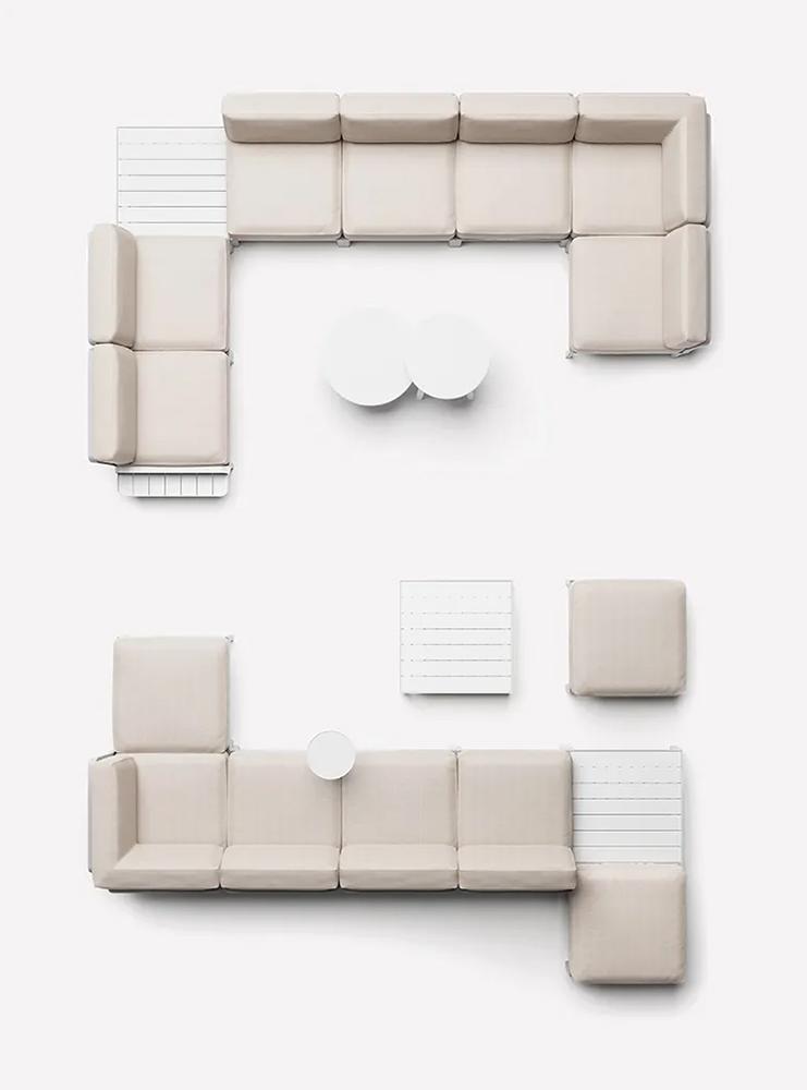 NARDI armchair corner element MAXIMO