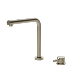 GESSI mitigeur de cuisine pivotant 50109 Su&Giù avec douchette extractible à jet unique