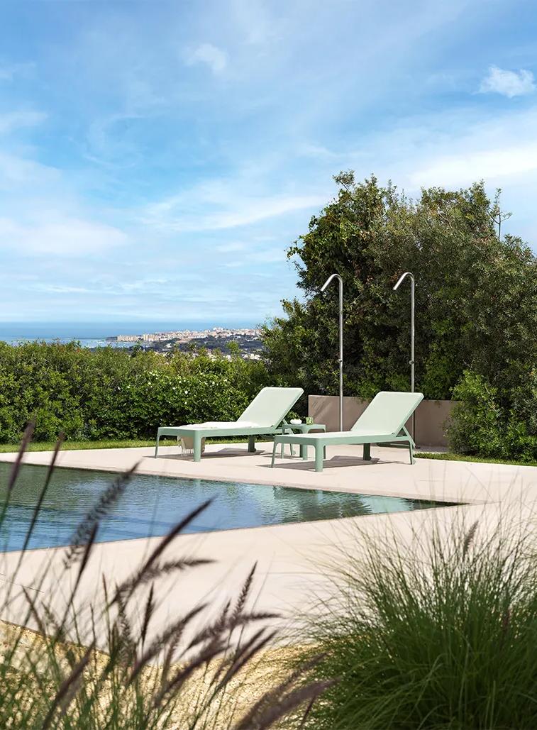 NARDI set of 2 sun beds PLANO