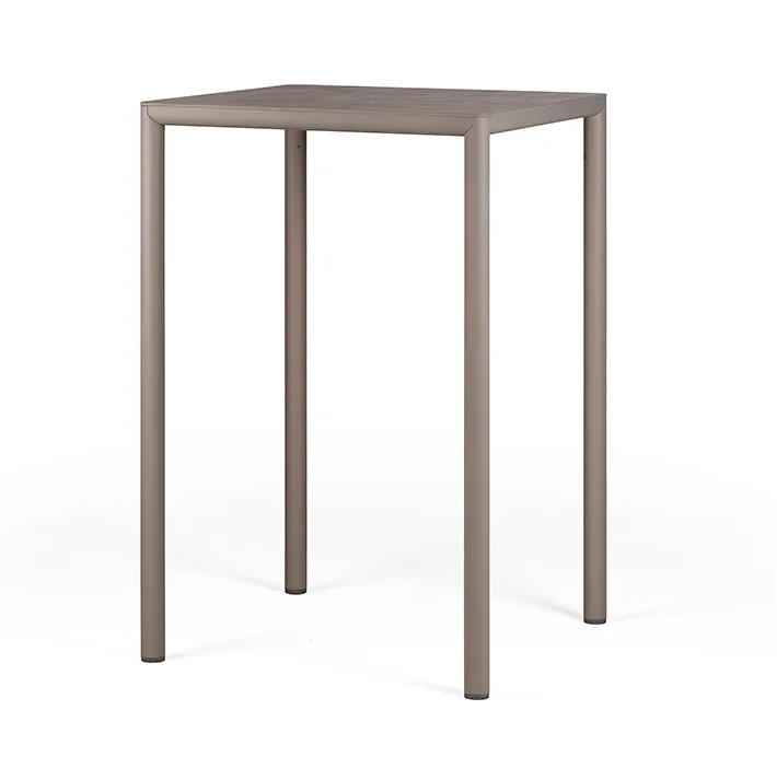 NARDI outdoor square table PIAVE 70 HIGH cm