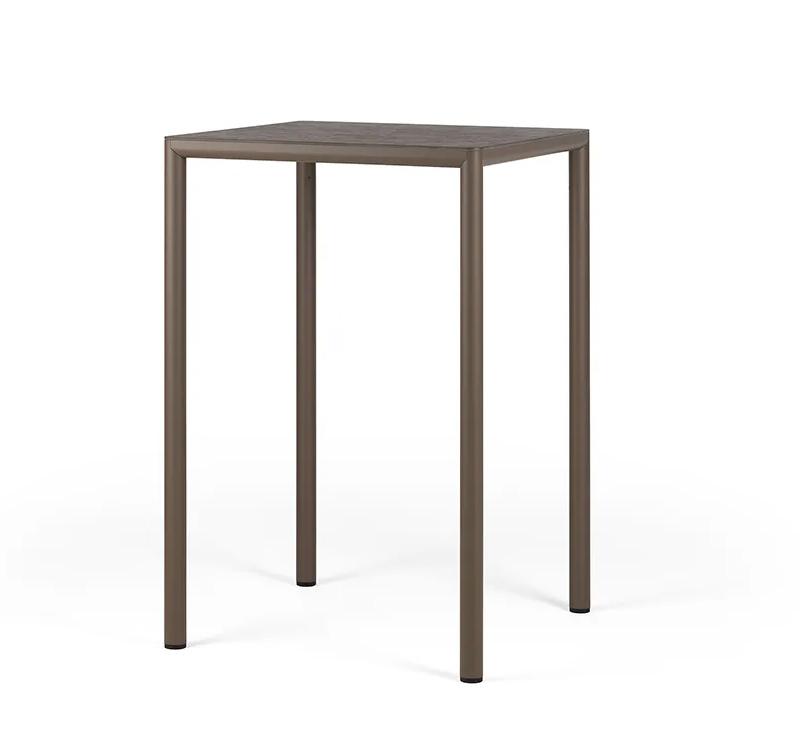 NARDI outdoor square table PIAVE 70 HIGH cm