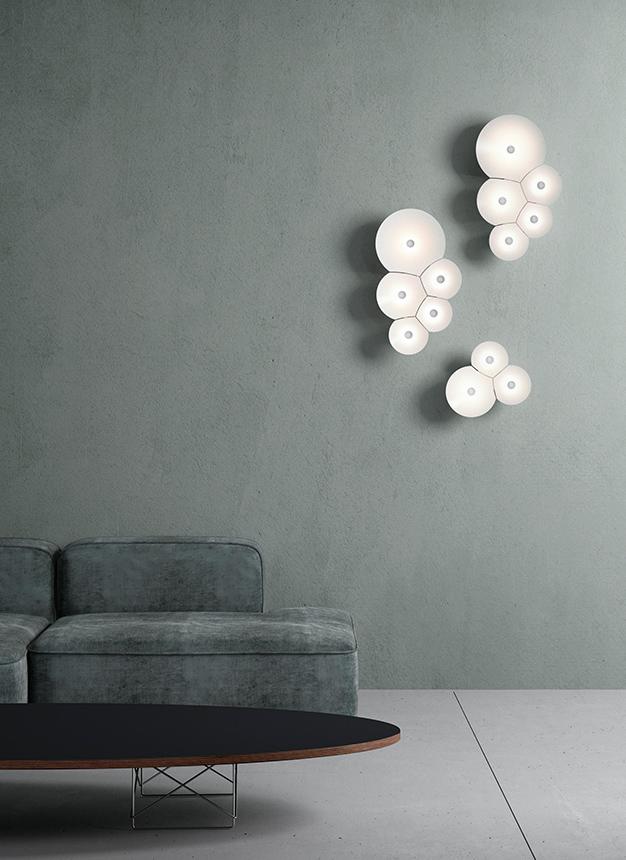 LUCEPLAN lampe murale applique ou au plafond BULBULLIA D95A5