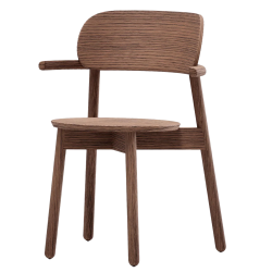 ALMA DESIGN set of 4 chairs with arms MINNIE