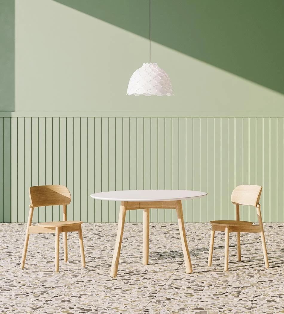 ALMA DESIGN set of 4 chairs without arms MINNIE