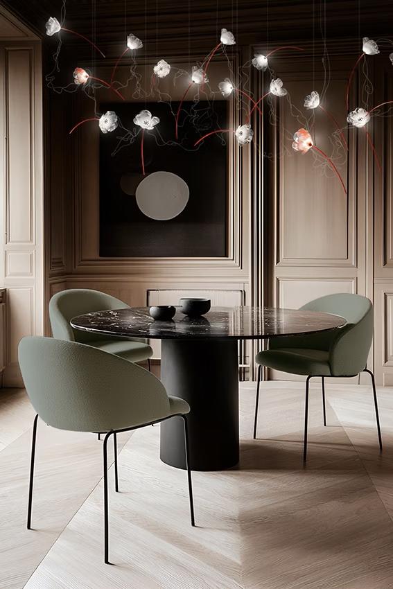 SLAMP lampe à suspension POPPY 14 MODULES