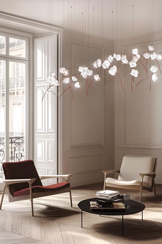 SLAMP lampe à suspension POPPY 7 MODULES