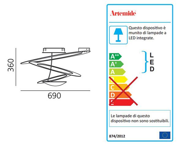 Artemide Pirce Mini