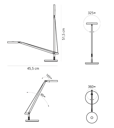 ARTEMIDE DEMETRA MICRO TABLE