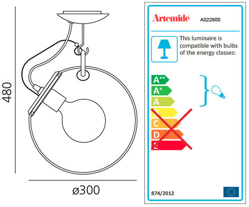 ARTEMIDE MICONOS CEILING