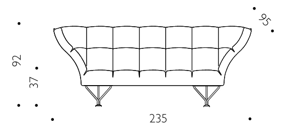 Driade 33 cuscini misure