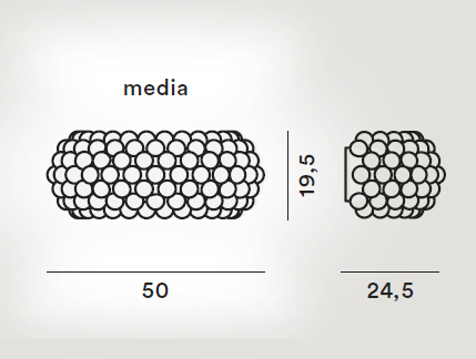 Foscarini Caboche parete