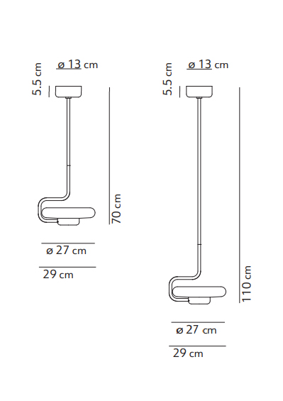 Kundalini Tratto sizes