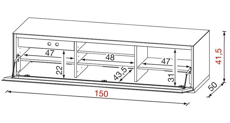 munari modena MO150 dimensions